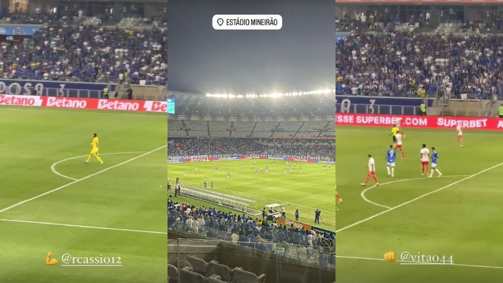 Ex-atacante de seleção da Europa assiste a jogo do Cruzeiro no Mineirão