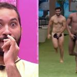 Gil do Vigor pede 'nude' de brother que pulou pelado na piscina do BBB 24