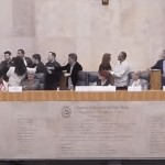 Vereador e presidente de sindicato trocam empurrões durante audiência na Câmara de SP