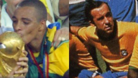 Gilberto Silva e Tostão foram campeões mundiais enquanto eram jogadores de clubes mineiros
