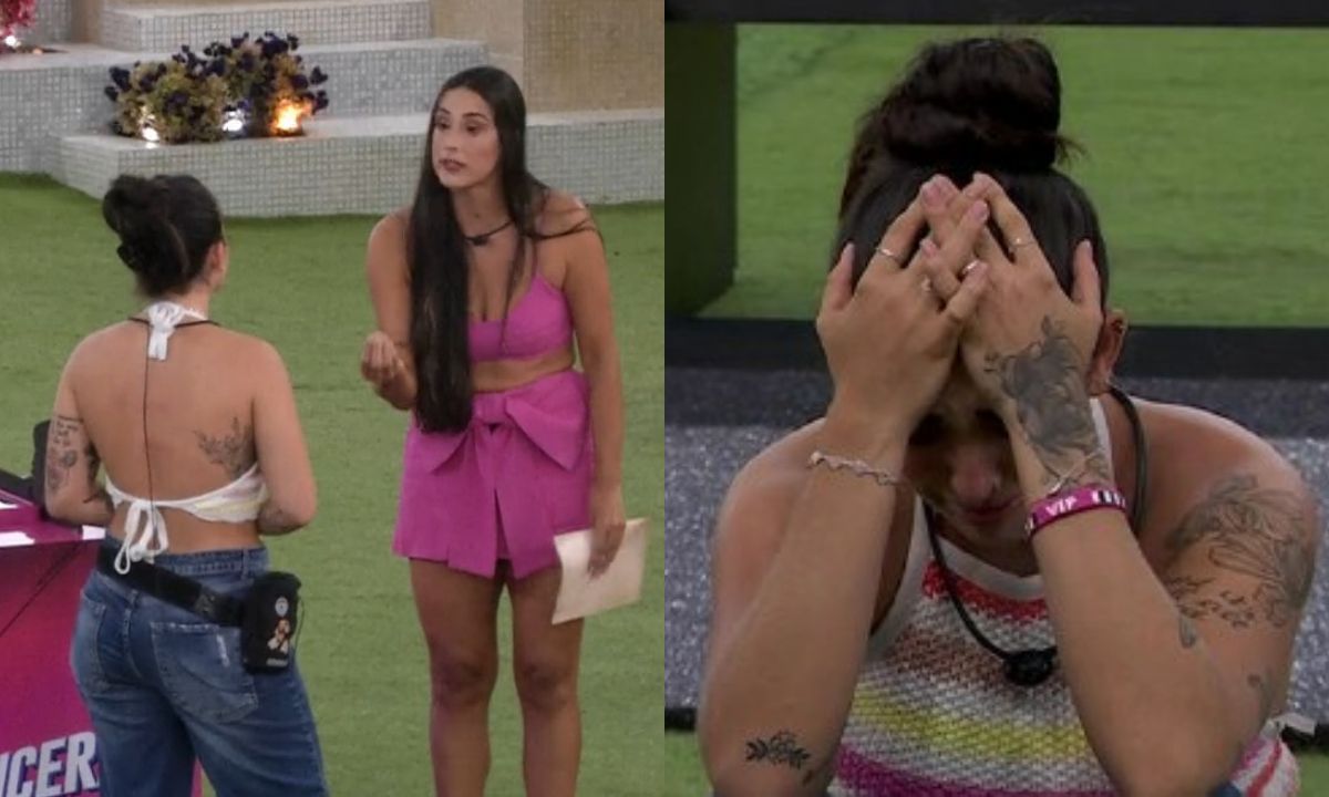 BBB 24: Giovanna e Deniziane batem boca após sister destruir carta de sua família