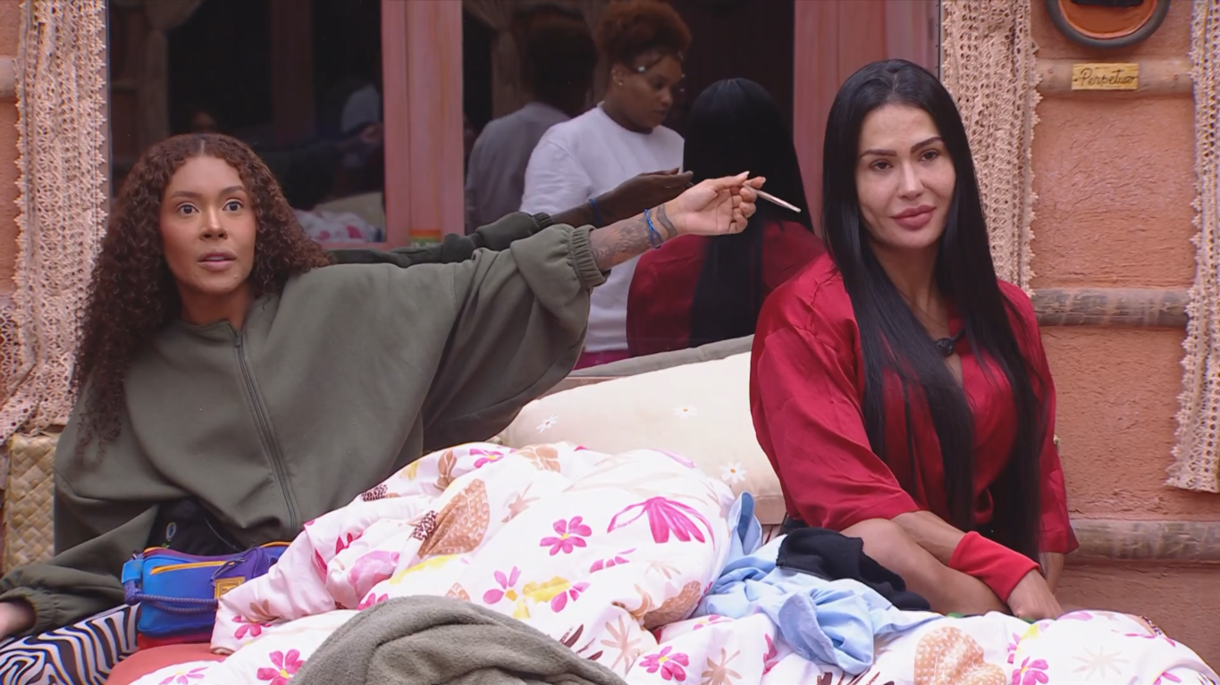 Giovanna revela sonho bizarro com Gracyanne e Belo no BBB 25: 'várias bolsas de sangue'