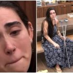 BBB 24: mineira Giovanna sofre acidente e quebra o pé no reality; vídeo