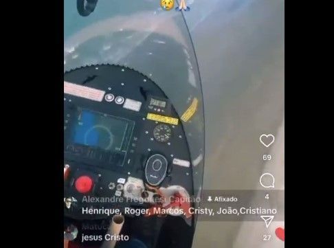 Piloto que morreu em queda de girocóptero fazia live antes de aeronave cair