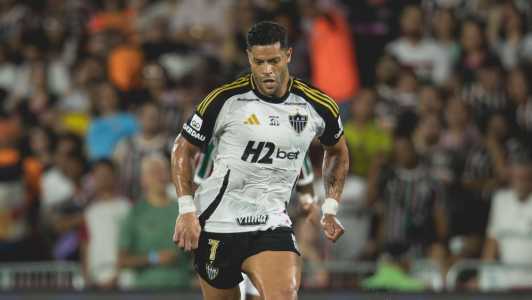 Hulk em Fluminense 3 x 0 Atlético, pelo Brasileirão de 2025