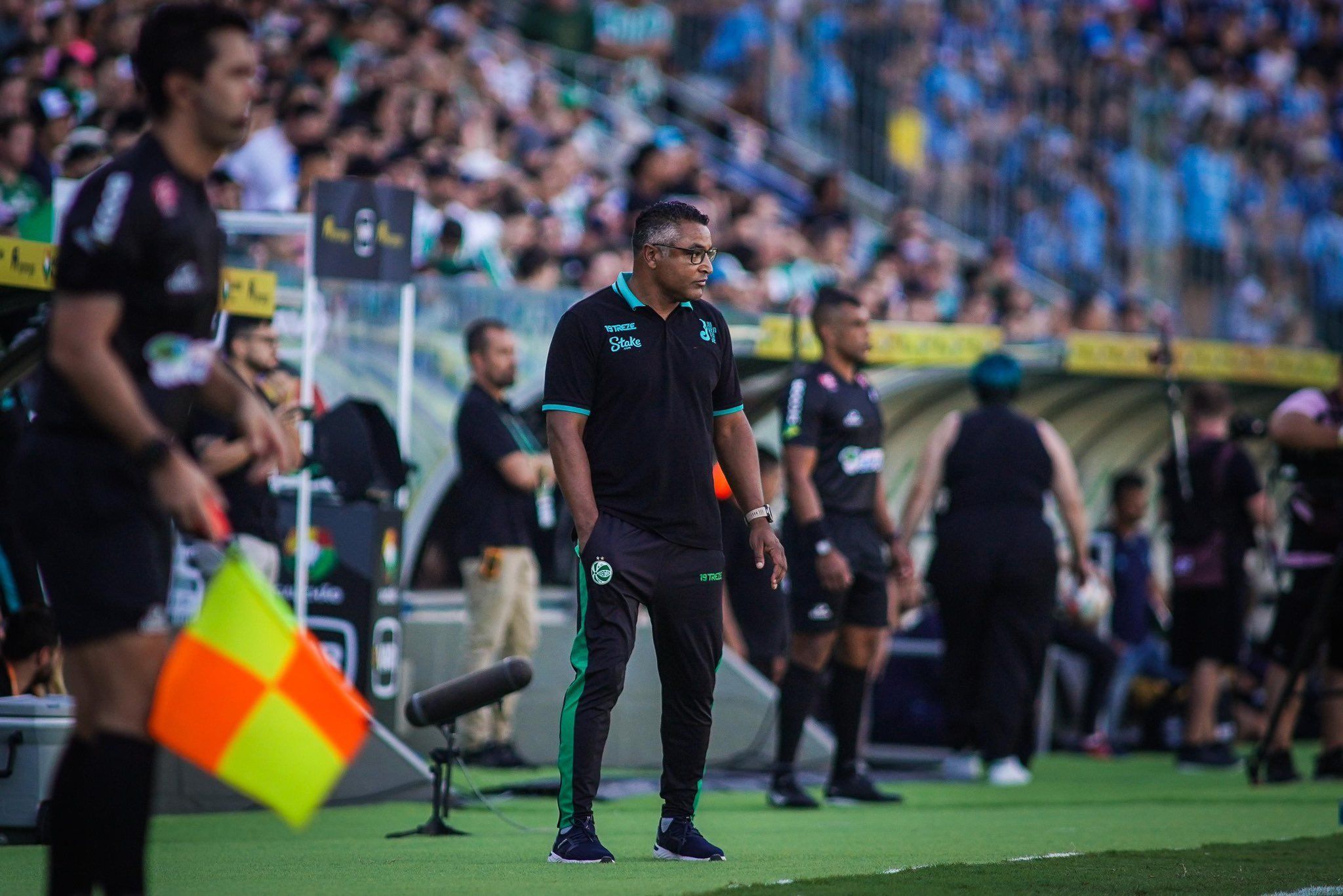 Roger se mantém otimista em título do Gauchão após empate do Juventude com o Grêmio