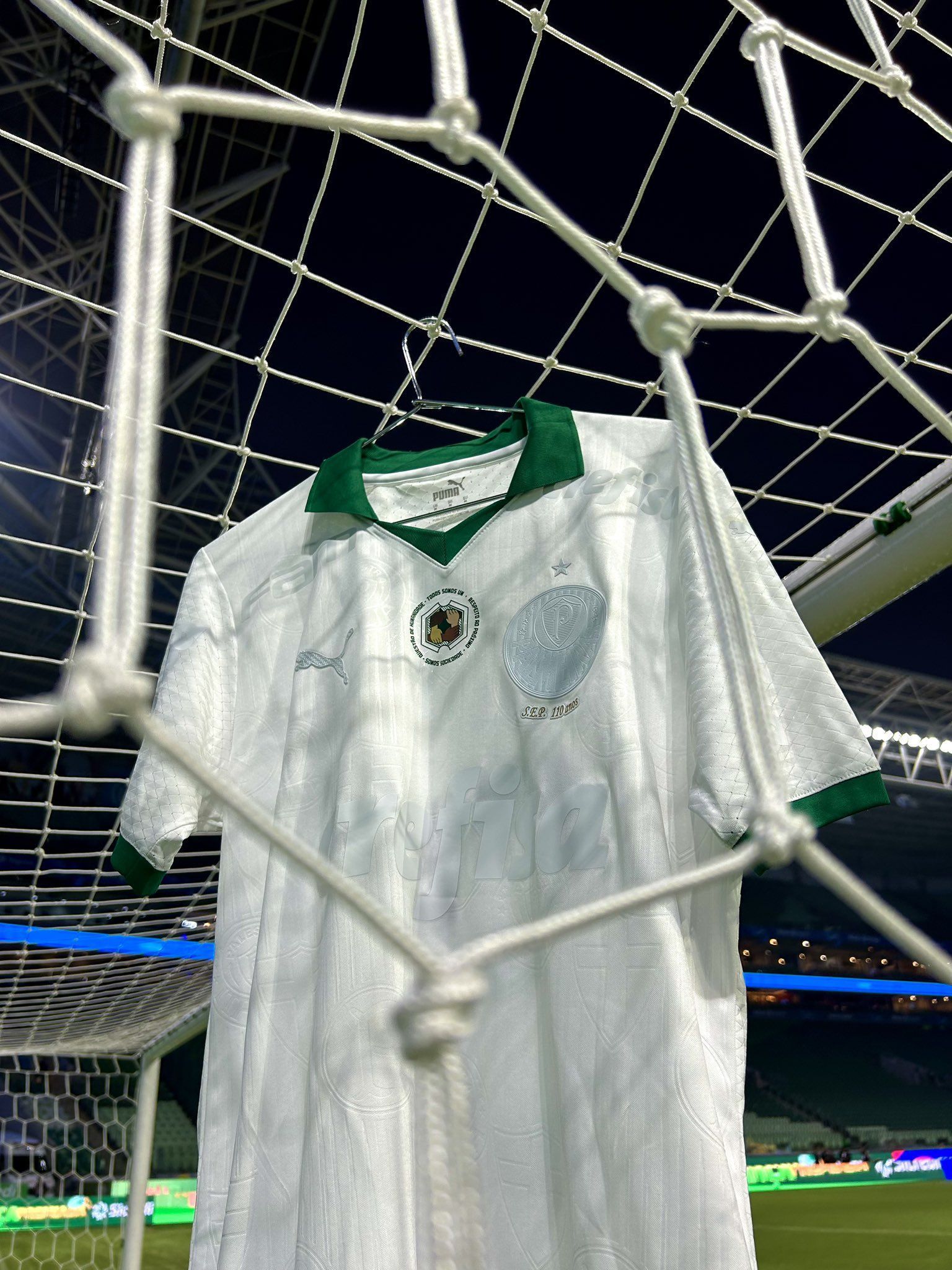 Palmeiras x Novorizontino: verdão usará camisa branca em campanha contra o ódio