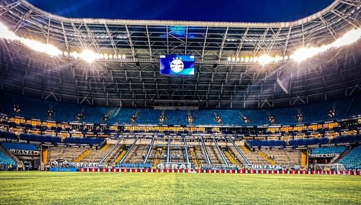 Arena do Grêmio, em Porto Alegre, recebe partida pela Copa do Brasil