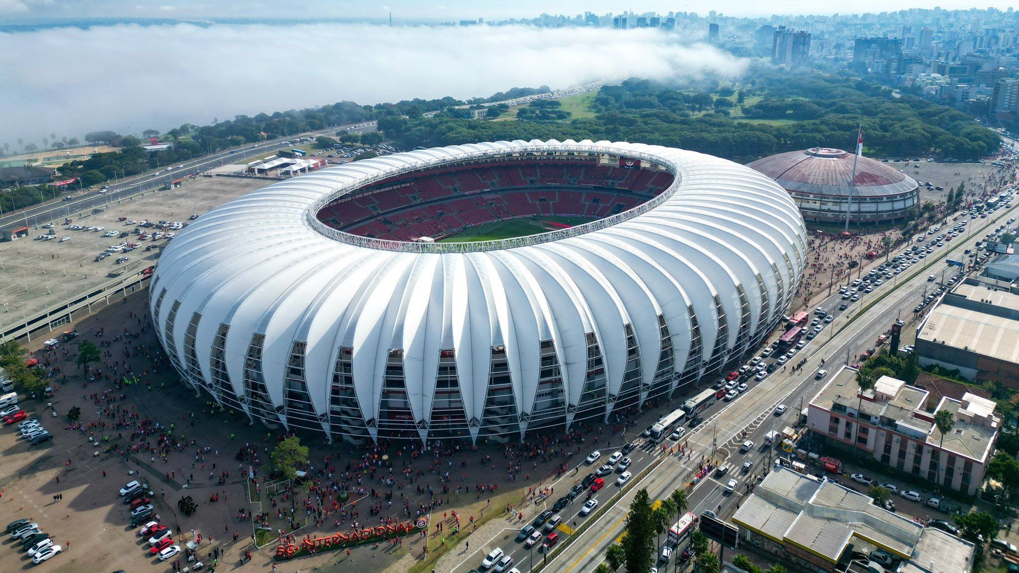 Inter deve alterar local de treinos por possível inundação do CT Parque Gigante