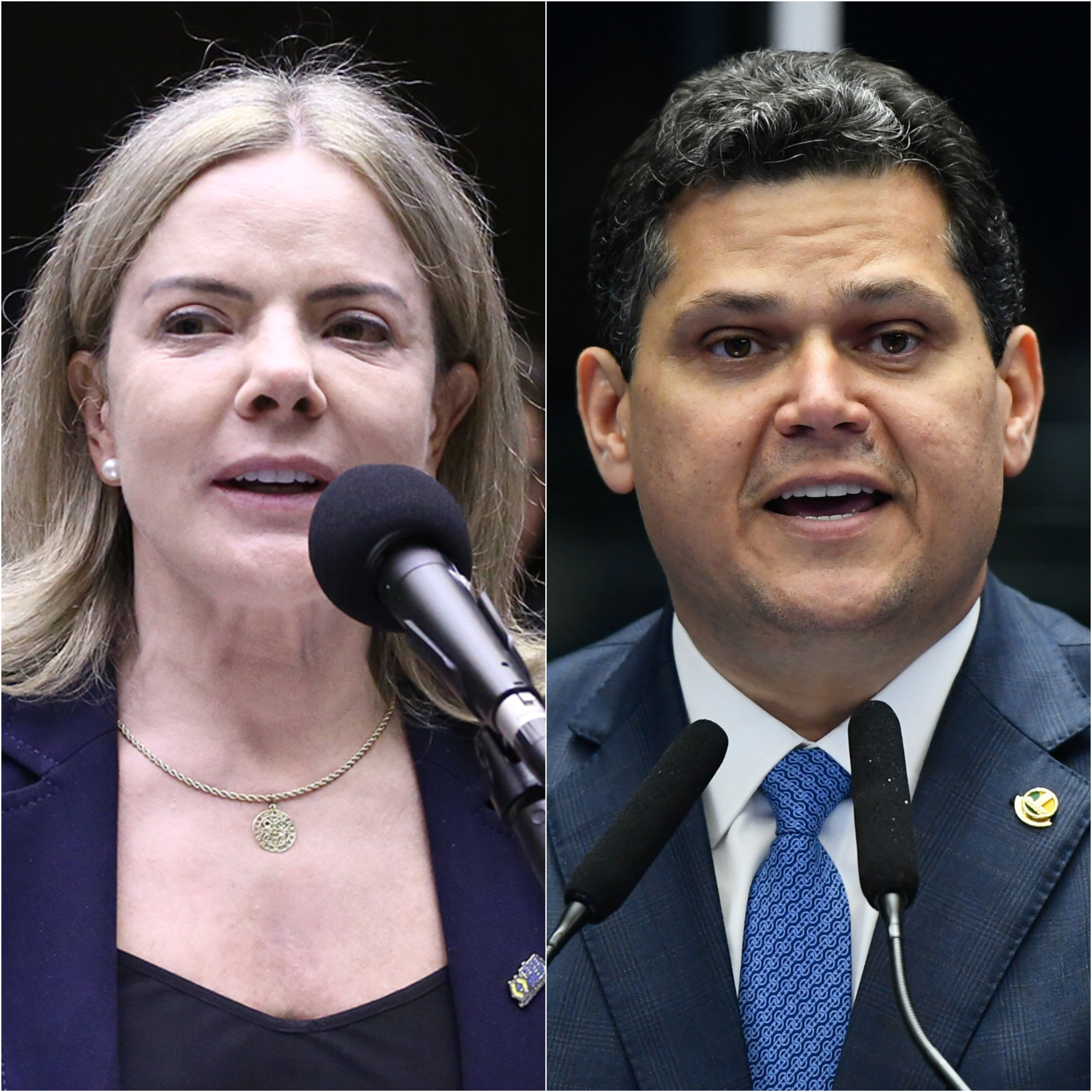 Gleisi e Alcolumbre se reunião na quarta (12) para discutir Orçamento