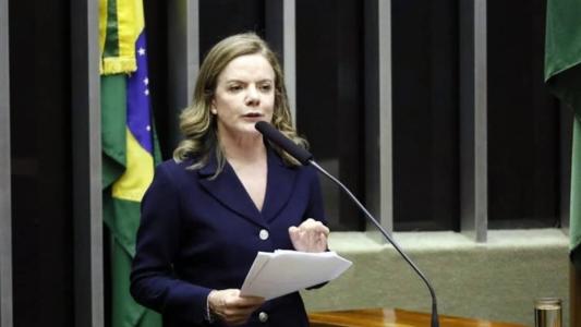 Gleisi Hoffmann, presidente nacional do PT