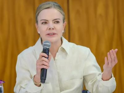 A ministra das Relações Institucionais, Gleisi Hoffmann