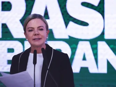 A ministra das Relações Institucionais, Gleisi Hoffmann