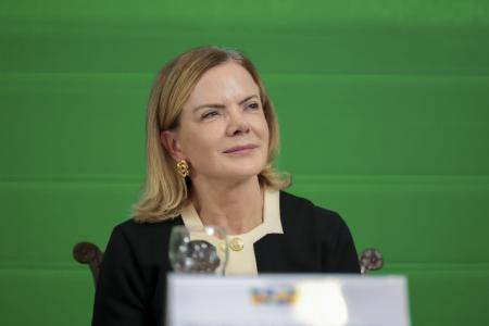 Ministra-chefe da Secretaria de Relações Institucionais, Gleisi Hoffmann.