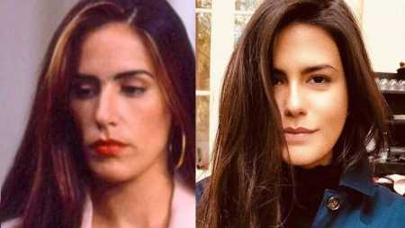 Glória Pires (Mulheres de Areia - 1993) e a filha, Antônia Morais