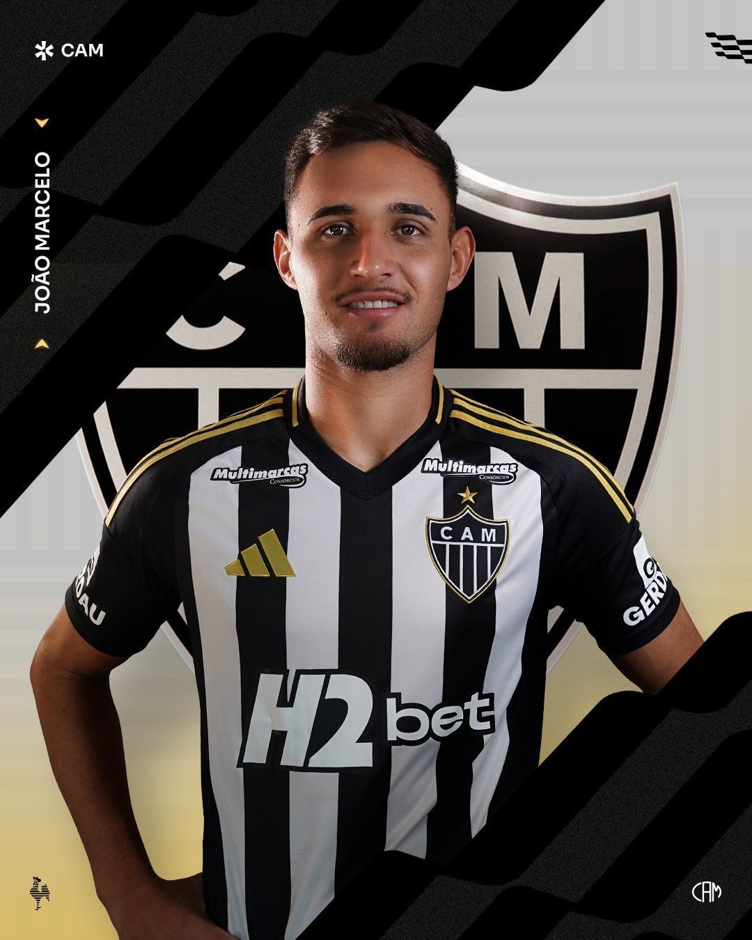 Atlético anuncia a contratação do atacante João Marcelo, ex-Guarani