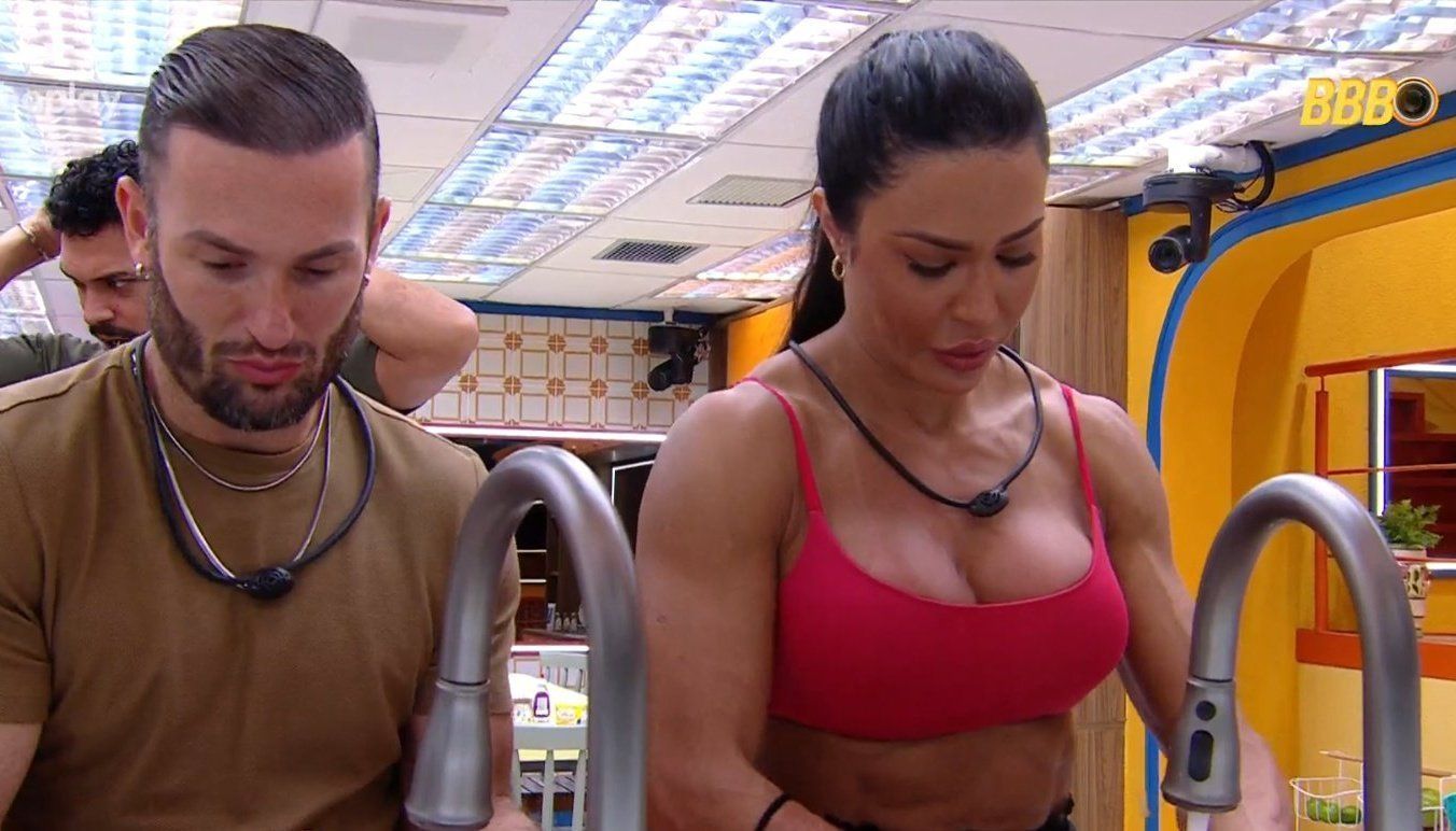No BBB 25, Gracyanne critica Diego e questiona: ‘Personagem’