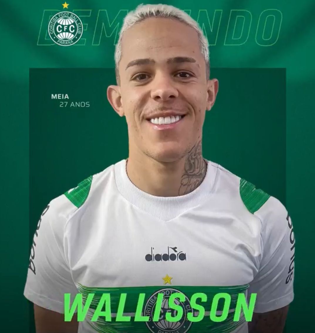 Ex-Cruzeiro e América é anunciado como novo reforço do Coritiba