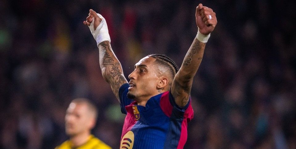Em alta no Barcelona, Raphinha pode ser sétimo brasileiro artilheiro da Champions