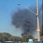 Incêndio atinge centro de material reciclável na região Oeste de BH