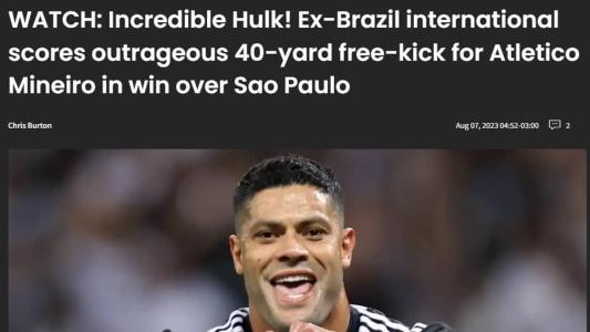 Golaço de Hulk repercute na imprensa internacional
