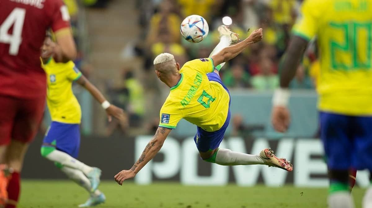 Gol de Richarlison pela Seleção Brasileira é finalista do Prêmio Puskás