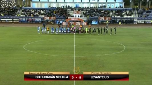 Goleada do Levante é alvo de investigação na Copa do Rei da Espanha