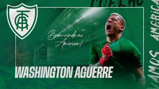 Goleiro Aguerre foi anunciado pelo América nesta terça-feira (5)
