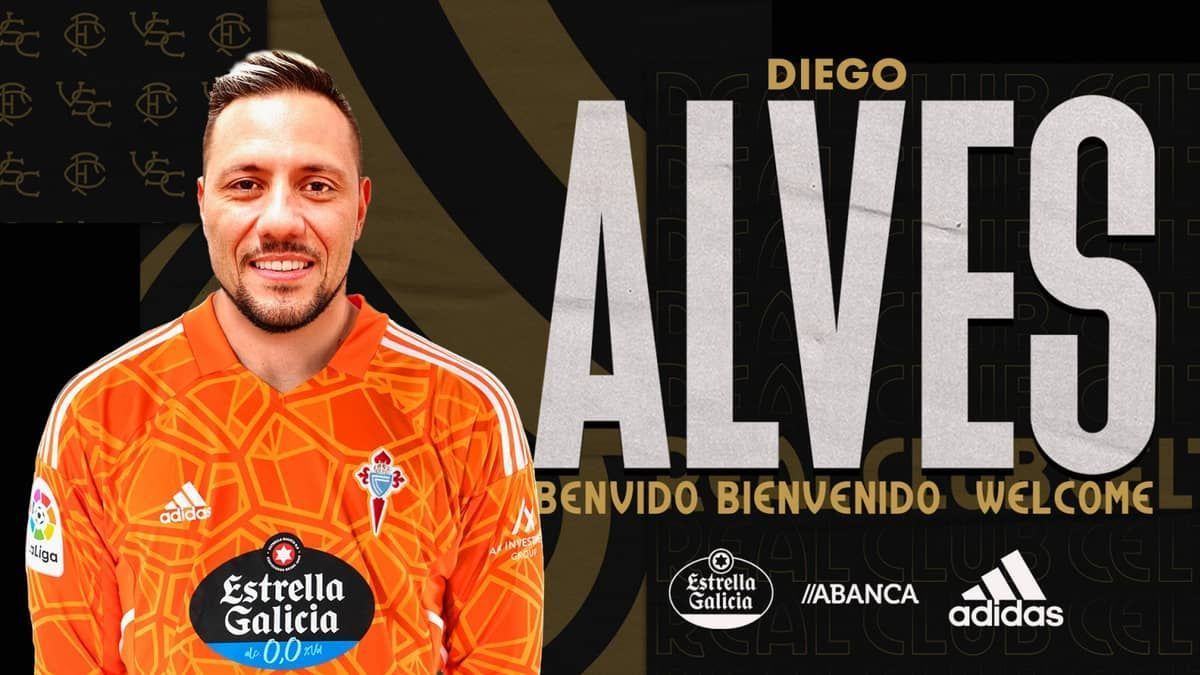 Celta de Vigo oficializa a volta do goleiro Diego Alves ao futebol espanhol