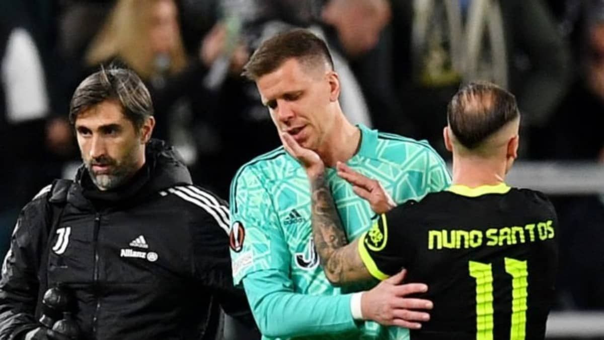 Szczesny se pronuncia após ser substituído com dores no peito