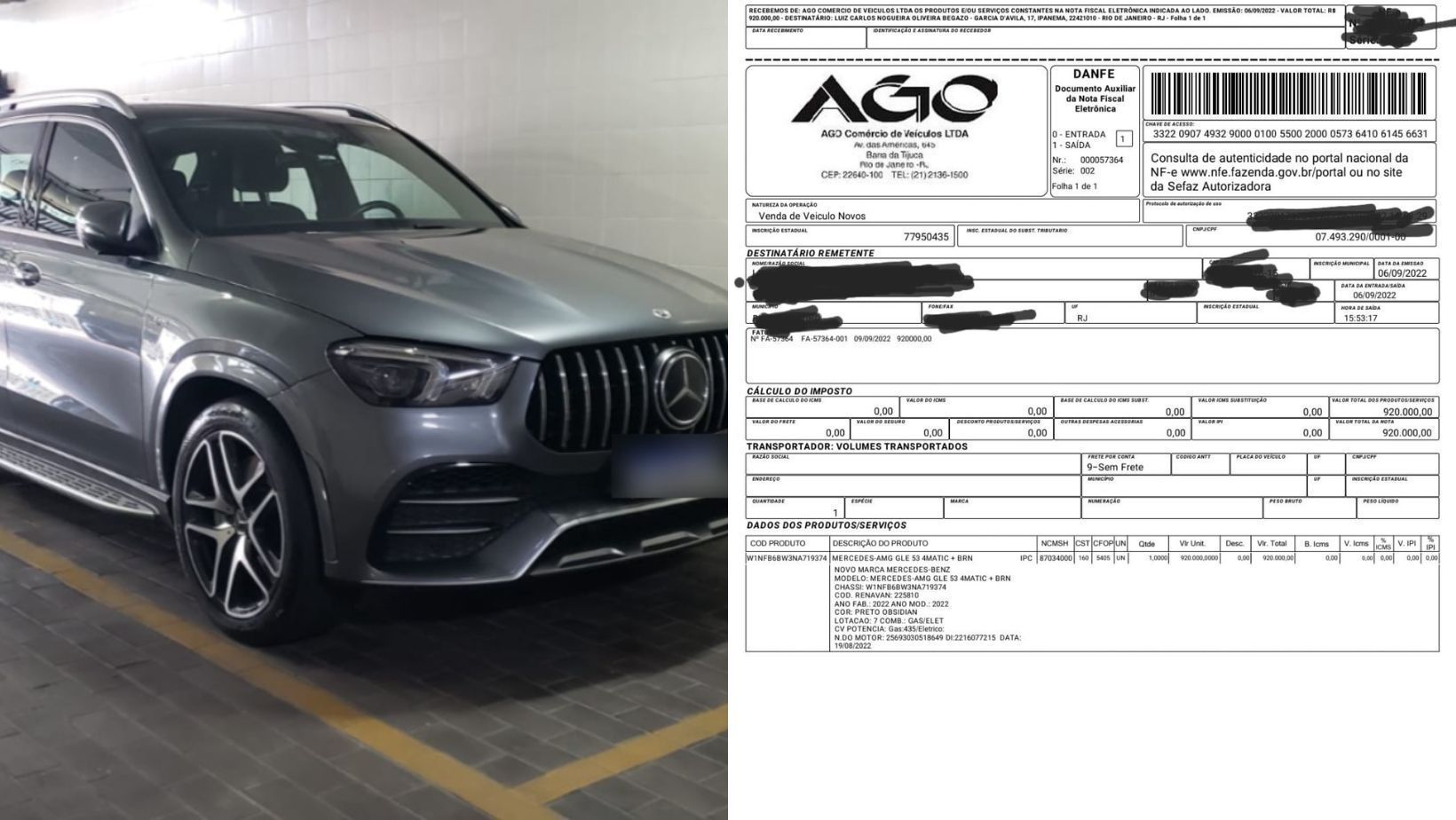 Empresário mineiro compra Mercedes de quase R$ 1 milhão no Rio e carro não é entregue