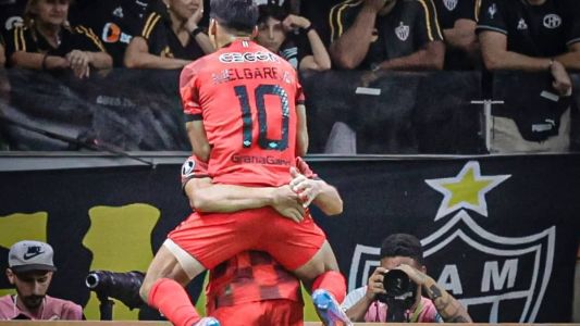 Gómez marcou o gol do LIbertad sobre o Atlético, no Mineirão