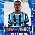 Ex-Atlético, Jemerson se apresenta ao Grêmio e vive expectativa por estreia