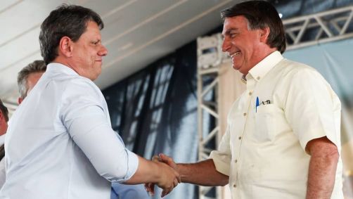 Governador de São Paulo, Tarcísio de Freitas, fez parte do time de ministros do ex-presidente Bolsonaro