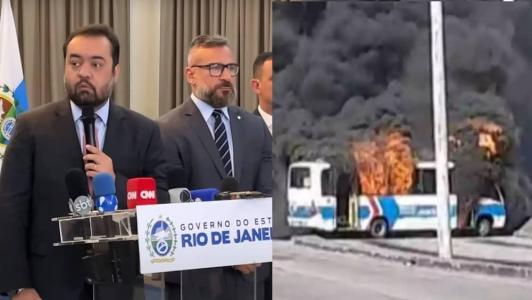 Governador deu entrevista coletiva após ataques