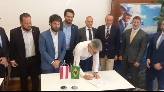 Governador Romeu Zema assinou acordo para investimento da empresa austríaca Andritz, em Governador Valadares