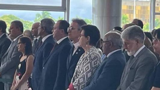 Governador Romeu Zema participa de evento no palácio do Planalto e se reúne com ministro Rui Costa