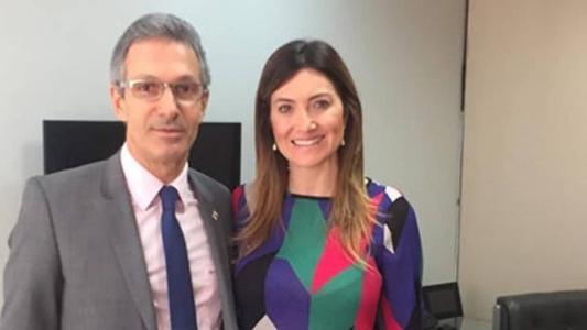Governador Romeu Zema (Novo) e deputada Greyce Elias (Avante)