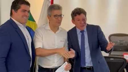 Governador Romeu Zema recebeu deputados que participam do grupo de trabalho da Reforma Tributária