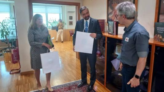 Governador Romeu Zema se reuniu com presidente da Fida, Alvaro Lario, em Roma