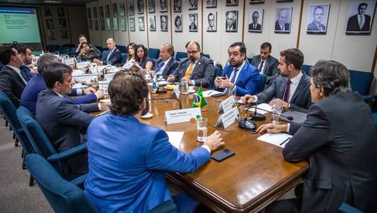 Governadores do Sul e Sudeste se reuniram com o ministro Fernando Haddad (PT), em Brasília, nesta quarta-feira (8)