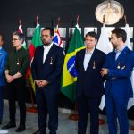 Zema, Tarcísio e governadores do Sul recebem 'medalha' do Bope no Rio de Janeiro