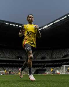 Dudu, atacante do Atlético, na Arena MRV
