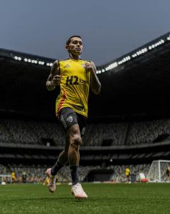 Dudu, atacante do Atlético, na Arena MRV