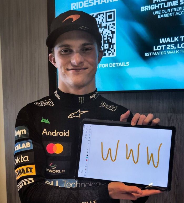 Oscar Piastri, piloto da McLaren na Fórmula 1