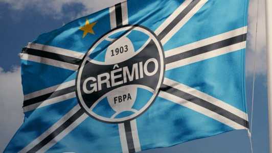 Bandeira do Grêmio em foto de divulgação do clube