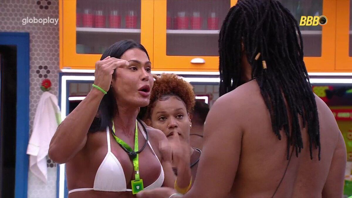 Gracyanne Barbosa ataca Diogo Almeida em briga no BBB 25: 'Um bosta'