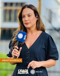 Grace Abdou é repórter do 'Cidade Alerta' na Record