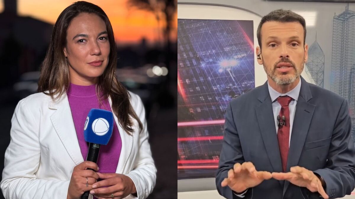 Grace Abdou, da Record, se pronuncia após ser empurrada por Lucas Martins, da Band