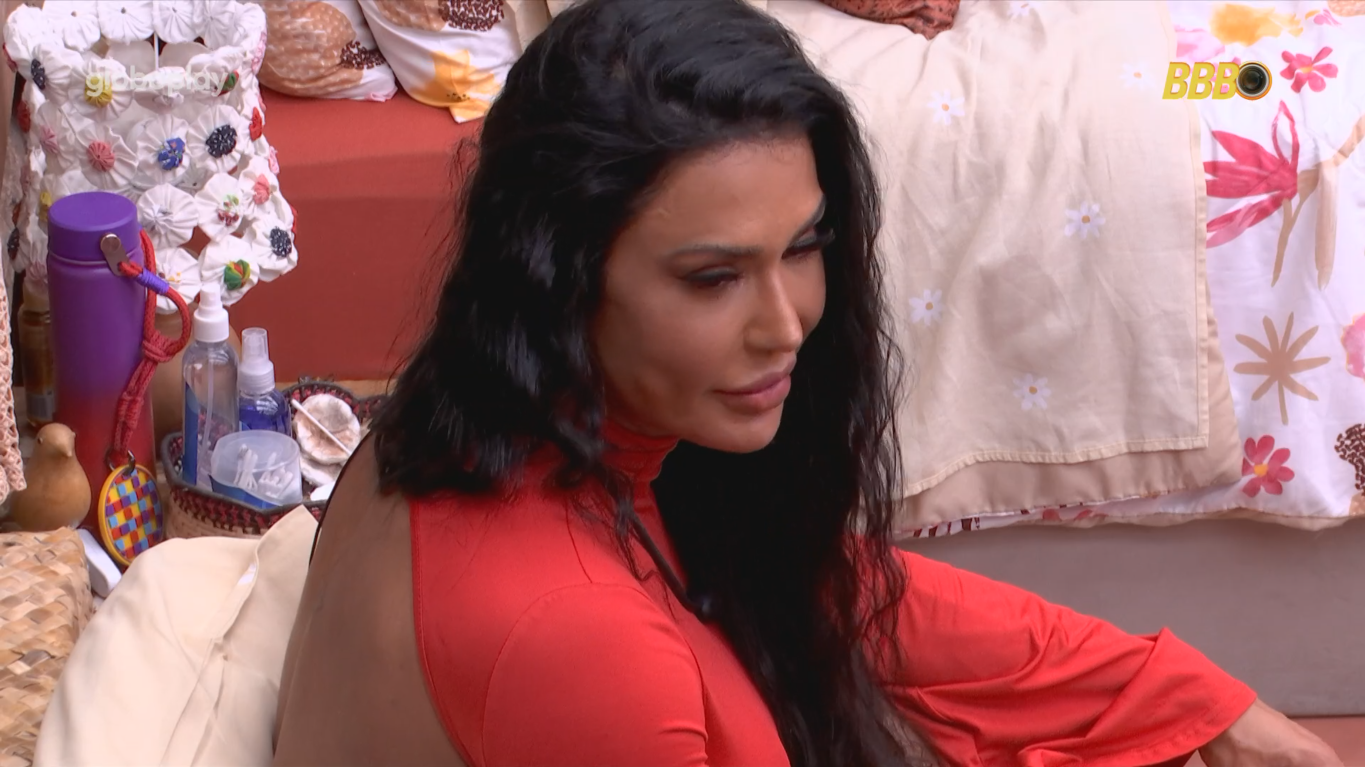 Gracyanne diz que Deus falou com ela quem deve ir para o Paredão do BBB 25